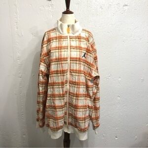 Nike air Jordan V 5‎ classic plaid fashion urban jacket XXLarge